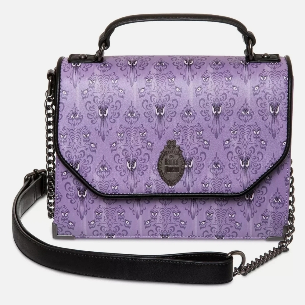Loungefly Lavender Haunted Mansion Shoulder Bag
